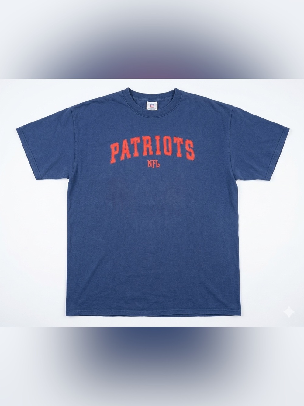 Vintage New England Patriots NFL T-Shirt Mens XL Blue Graphic Football Tee